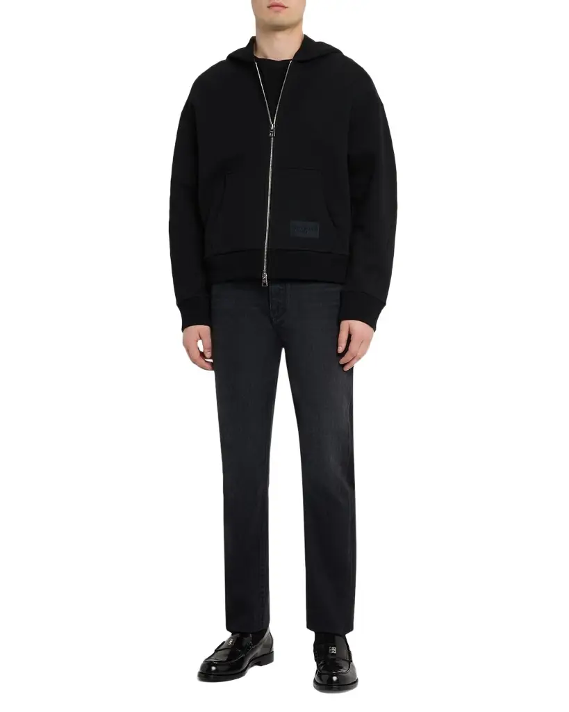 Givenchy Men 's Couture Seam Scuba Zipped Hoodie