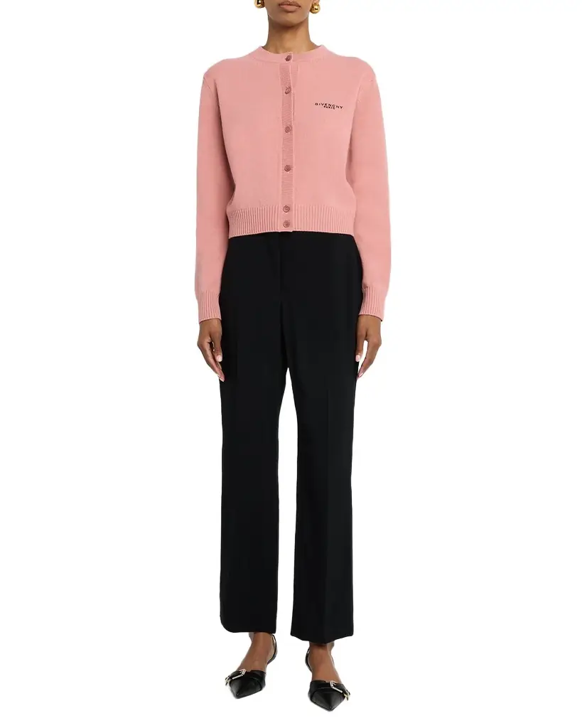 Givenchy Mid-Rise Slim-leg Ankle Trousers