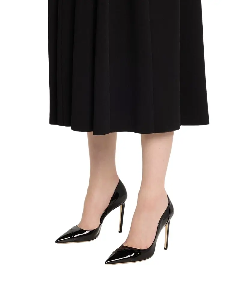 Jimmy Choo 100mm Brigitte Patent Leather d 'Orsay Pumps
