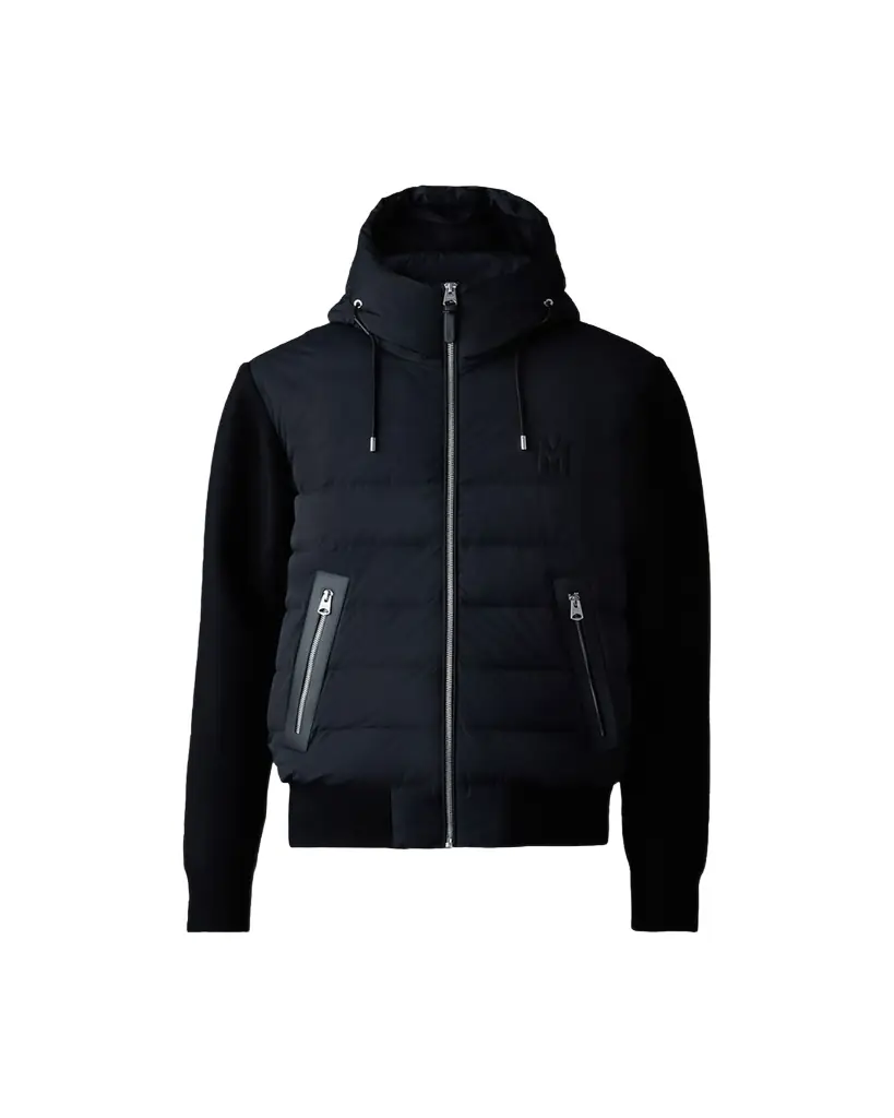 Mackage Men's Andrew-Z Mixed Media Light Down Jacket
