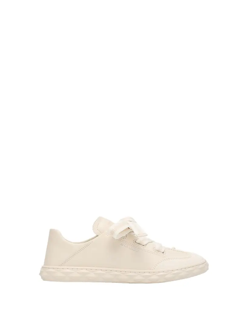 Jimmy Choo Diamond Flex Lightweight Leather Trainers with Collapsible Heel