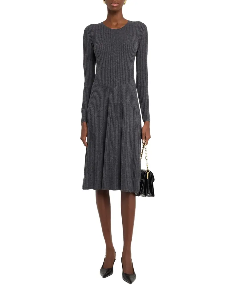 Joseph Rib Knit Merino Wool Dress