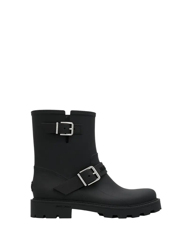 Jimmy Choo Biker TPU Mid-Calf Rain Boots