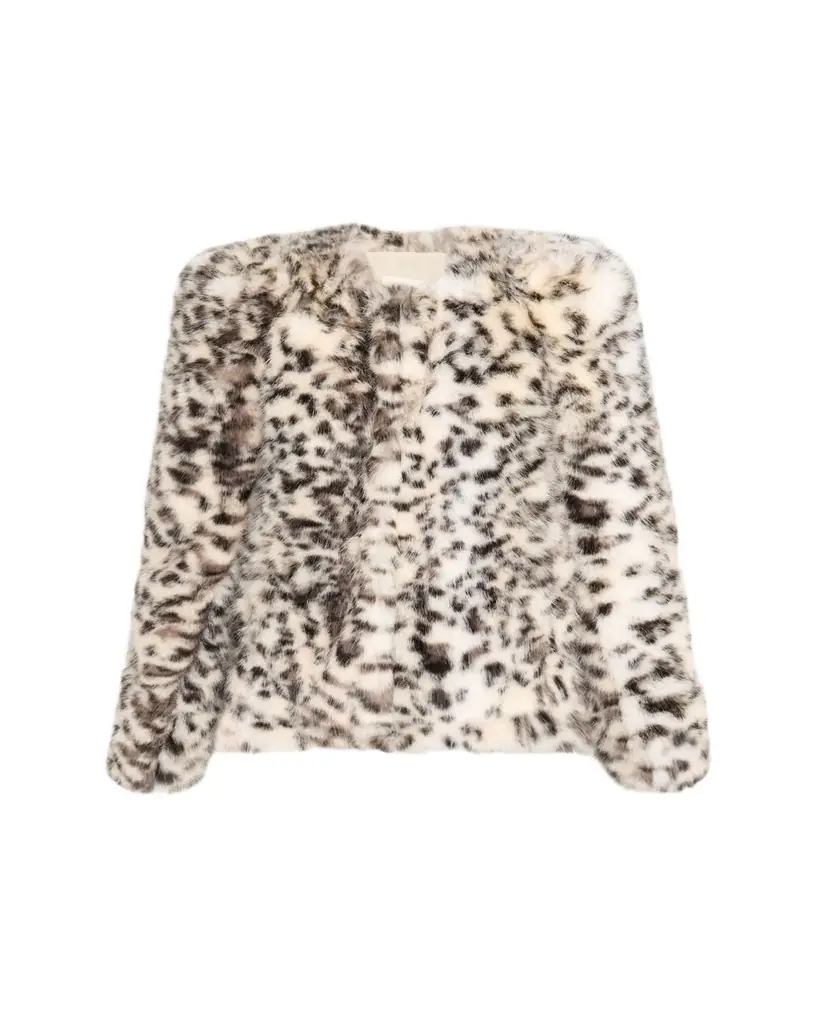 Isabel Marant Bahria Faux Fur Teddy Coat