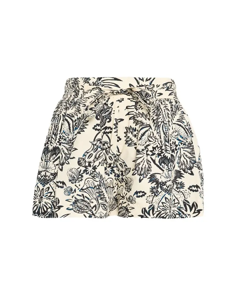 Ulla Johnson Rowan Belted Cotton Shorts