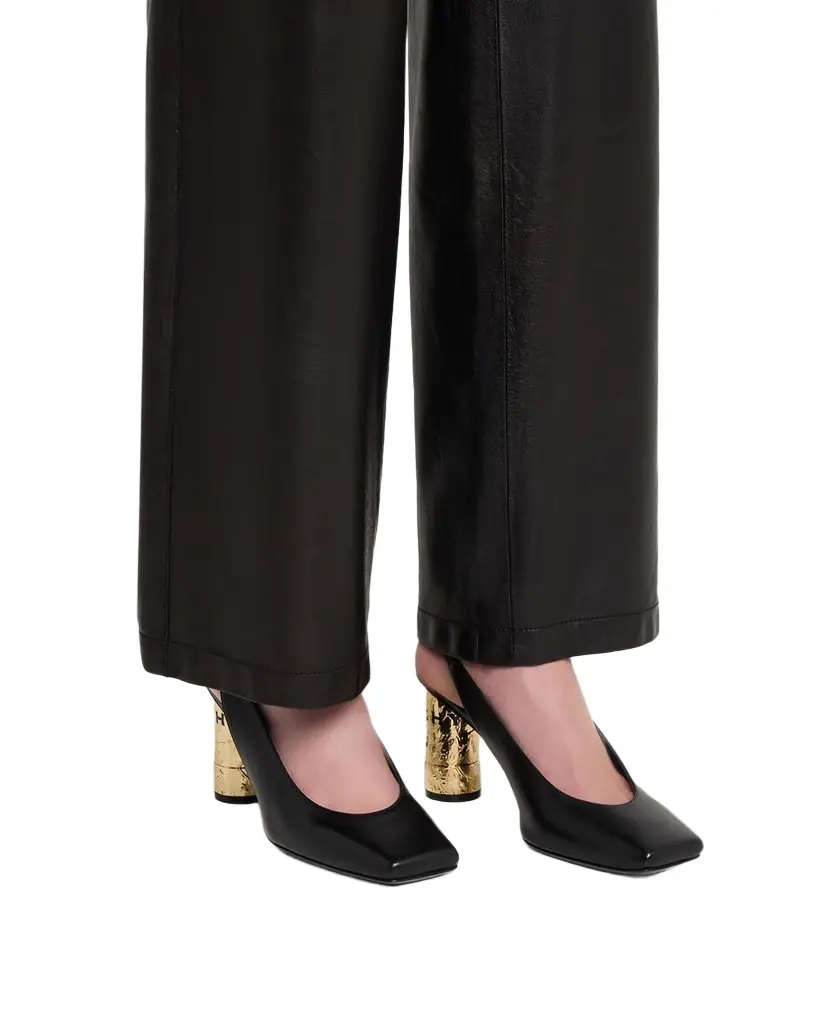 Givenchy Tape 65 Leather Slingback Pumps