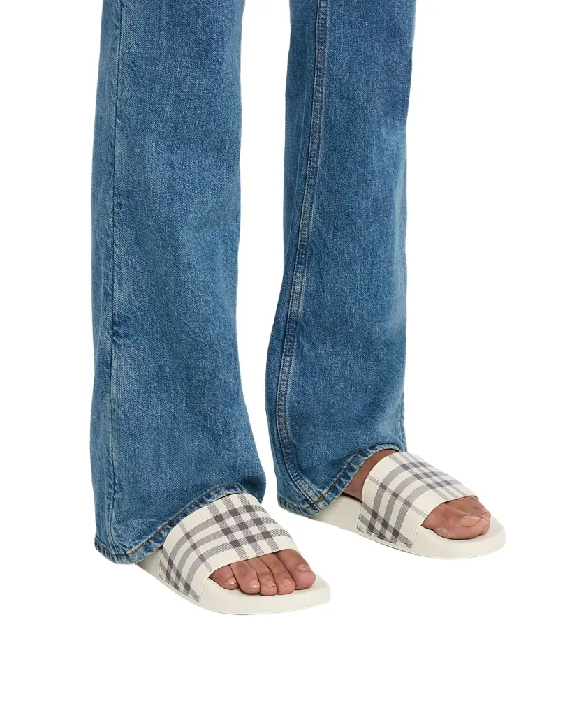 Burberry Furley Check Slides