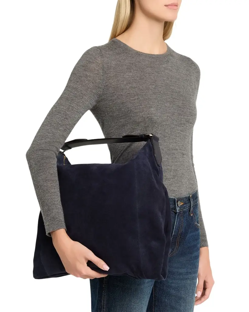 Jimmy Choo Ana Suede Hobo Bag