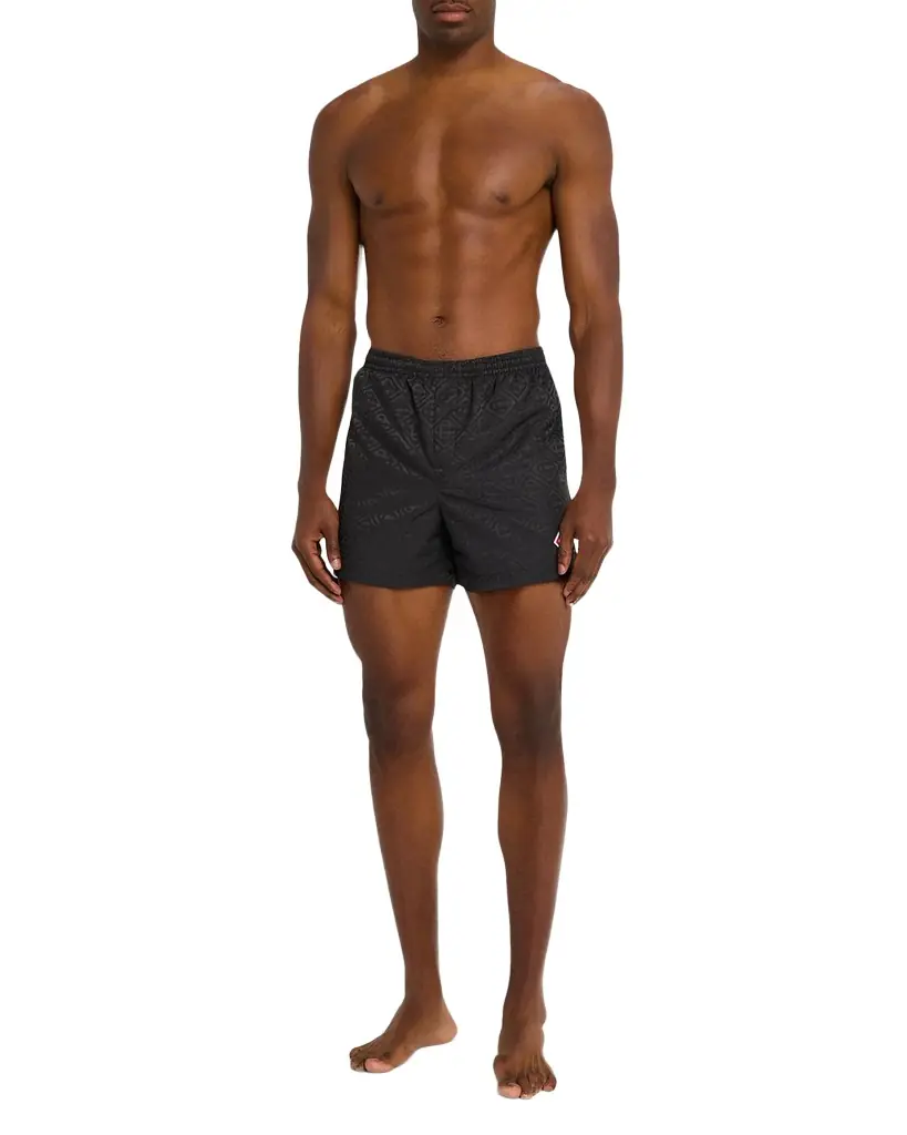 CASABLANCA Men 's Tonal Monogram Jacquard Swim Shorts