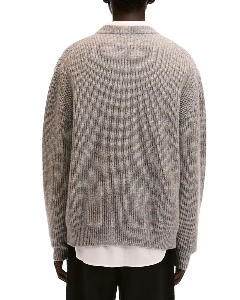 vowels Men 's Baby Alpaca Knit Sweater