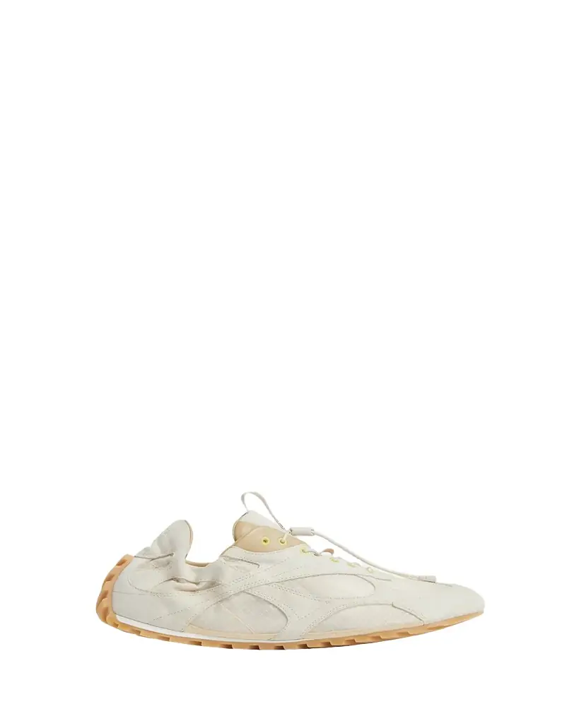 Bottega Veneta Orbit Suede Mesh Low-Top Sneakers