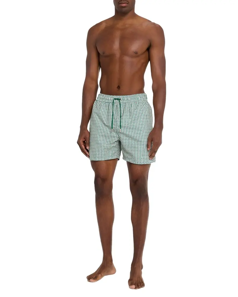 SIMKHAI Men 's Lowell Printed wim Trunks