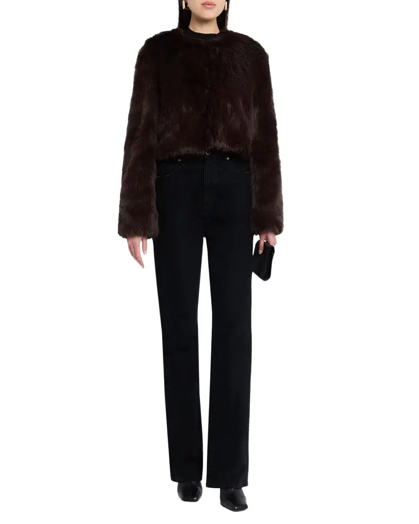 STAUD Casimira Faux Fur Jacket