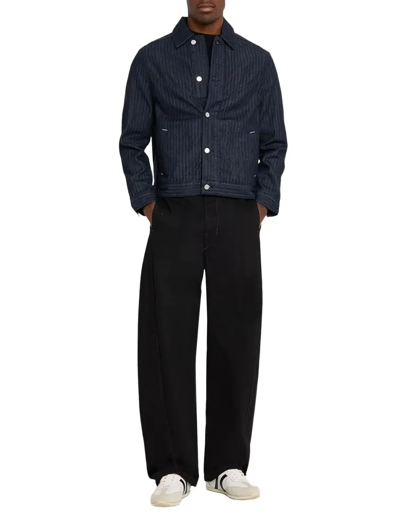 Scotch & Soda Men 's Western Denim Trucker Jacket