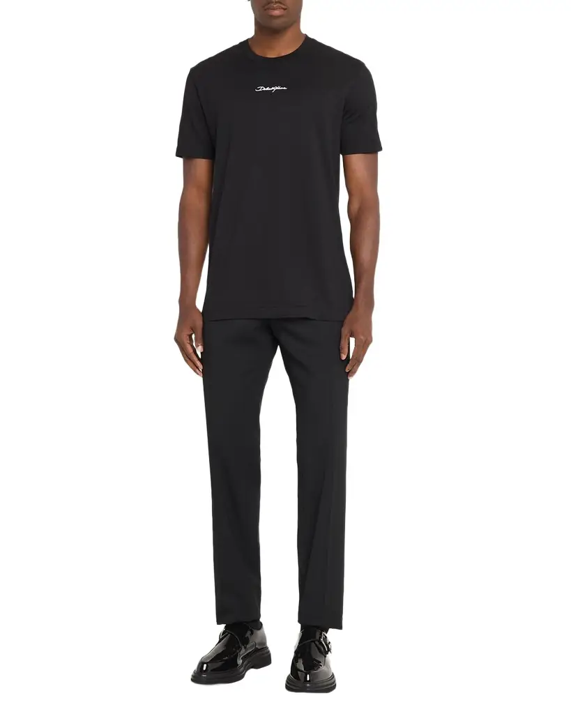 Dolce & Gabbana Men 's Cotton Logo Signature T-Shirt