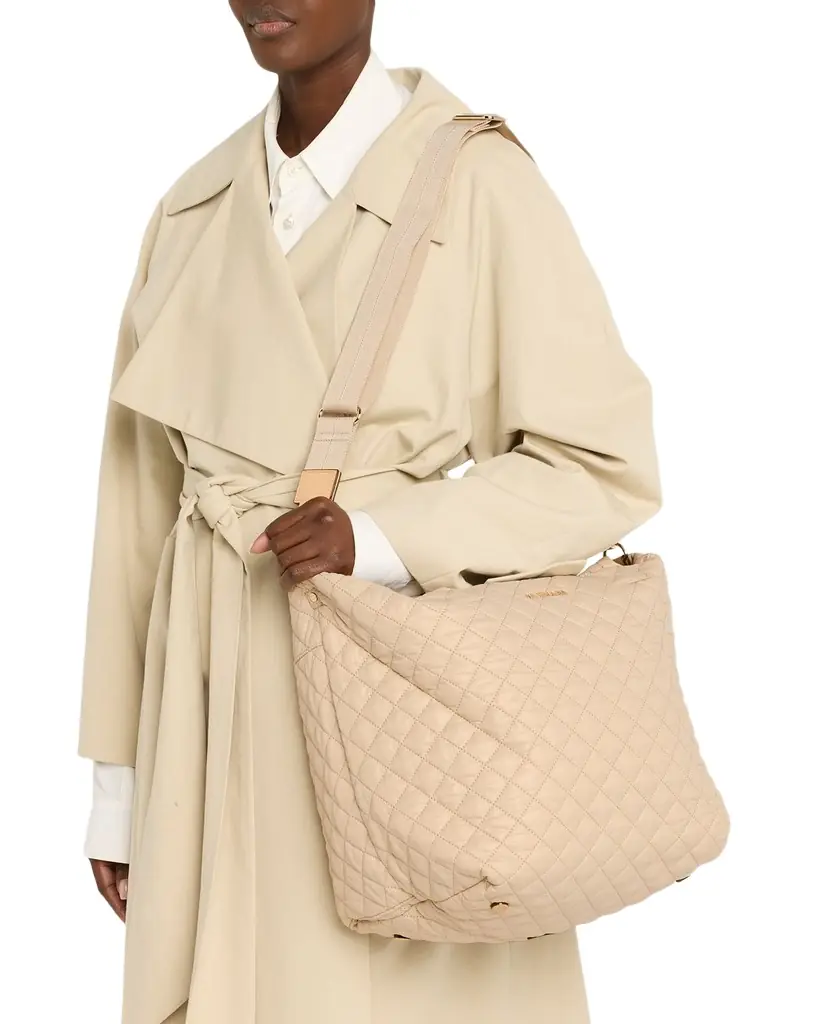 MZ WALLACE Medium Metro Tote Deluxe Quilted Tote Bag