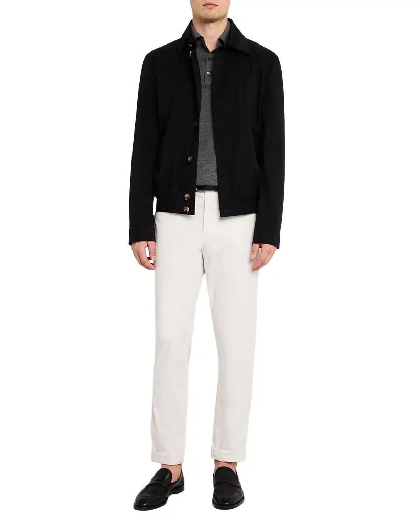 Brunello Cucinelli Men 's Water-Resistant Shirt Jacket
