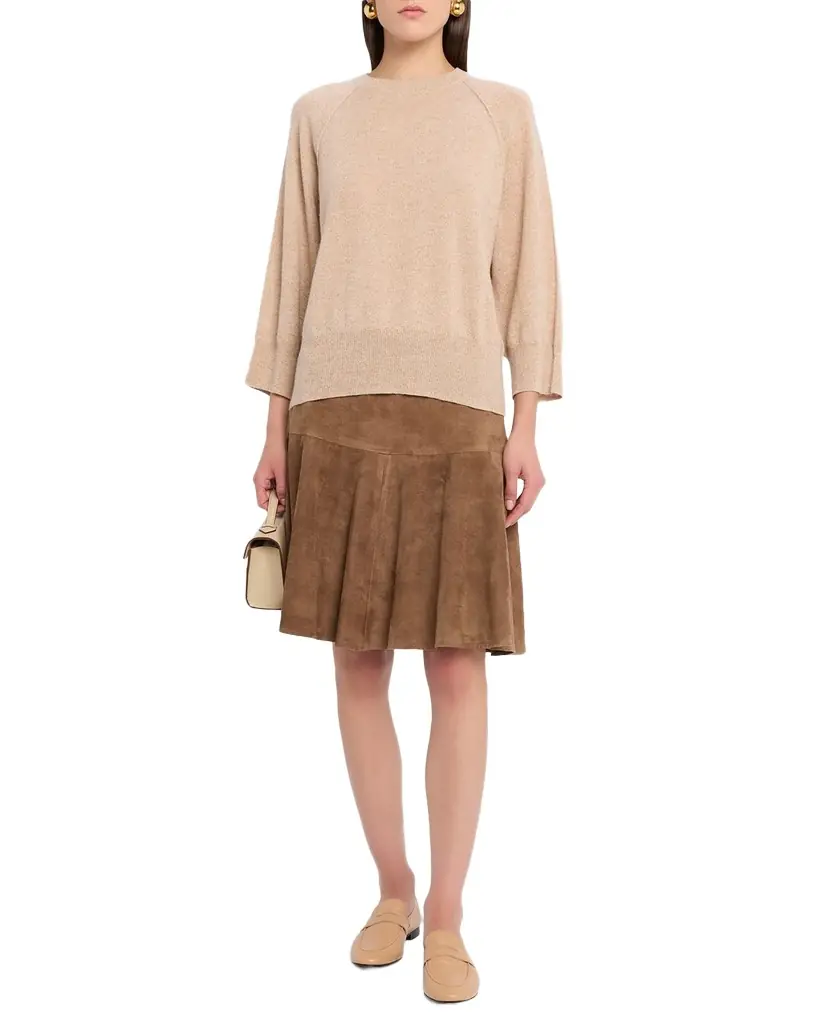 Autumn Cashmere Raglan-Sleeve Cashmere Sweater