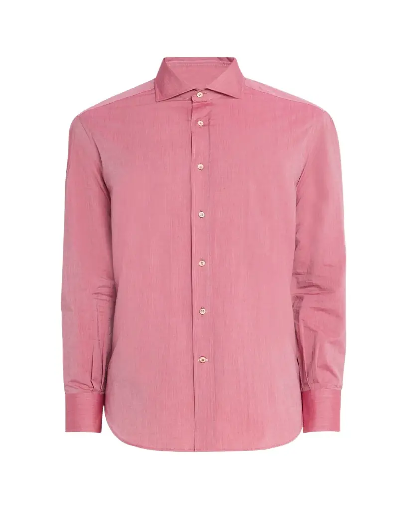Brunello Cucinelli Men's Cotton Slim-Fit Button-Down Shirt