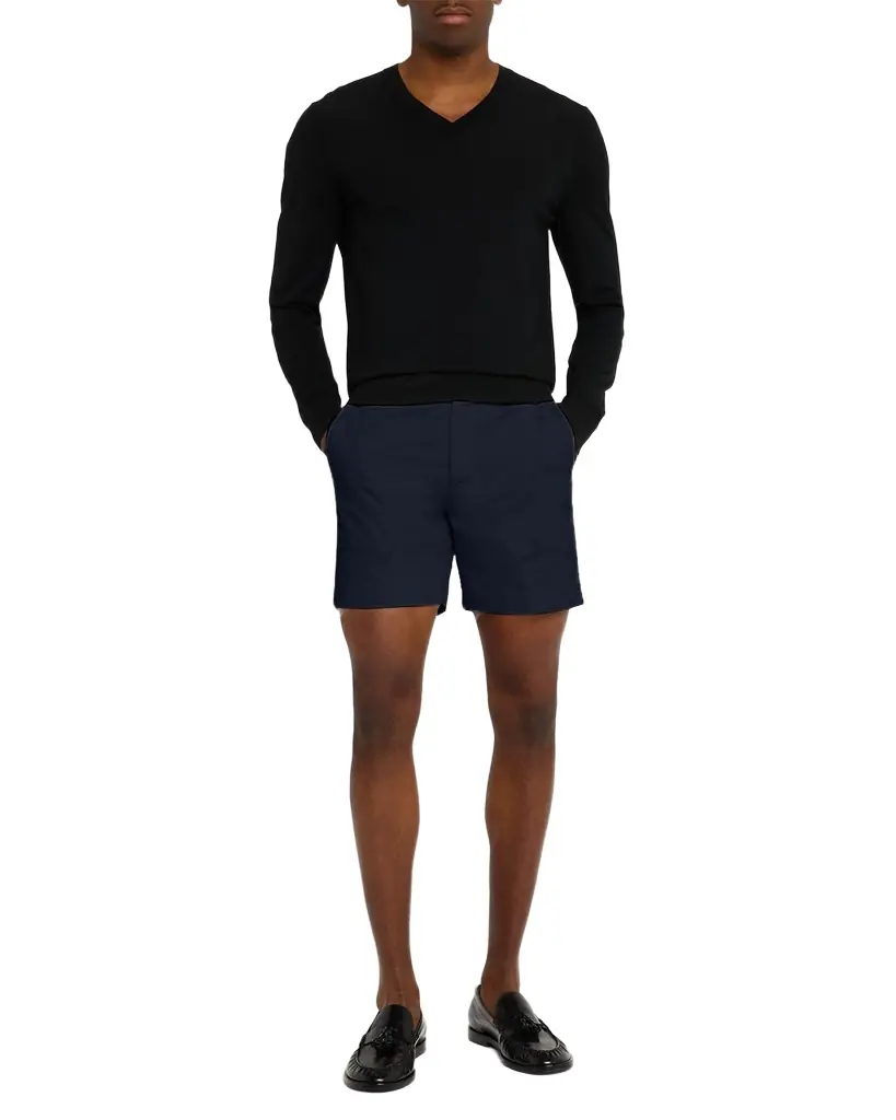 TOM FORD Men 's Brushed Cotton Flat-Front Shorts