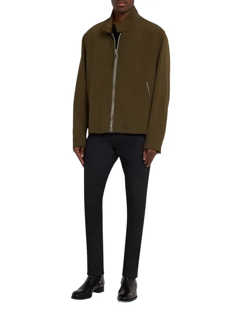 TOM FORD Men 's Harrington Wool, Cashmere and Silk Jacket