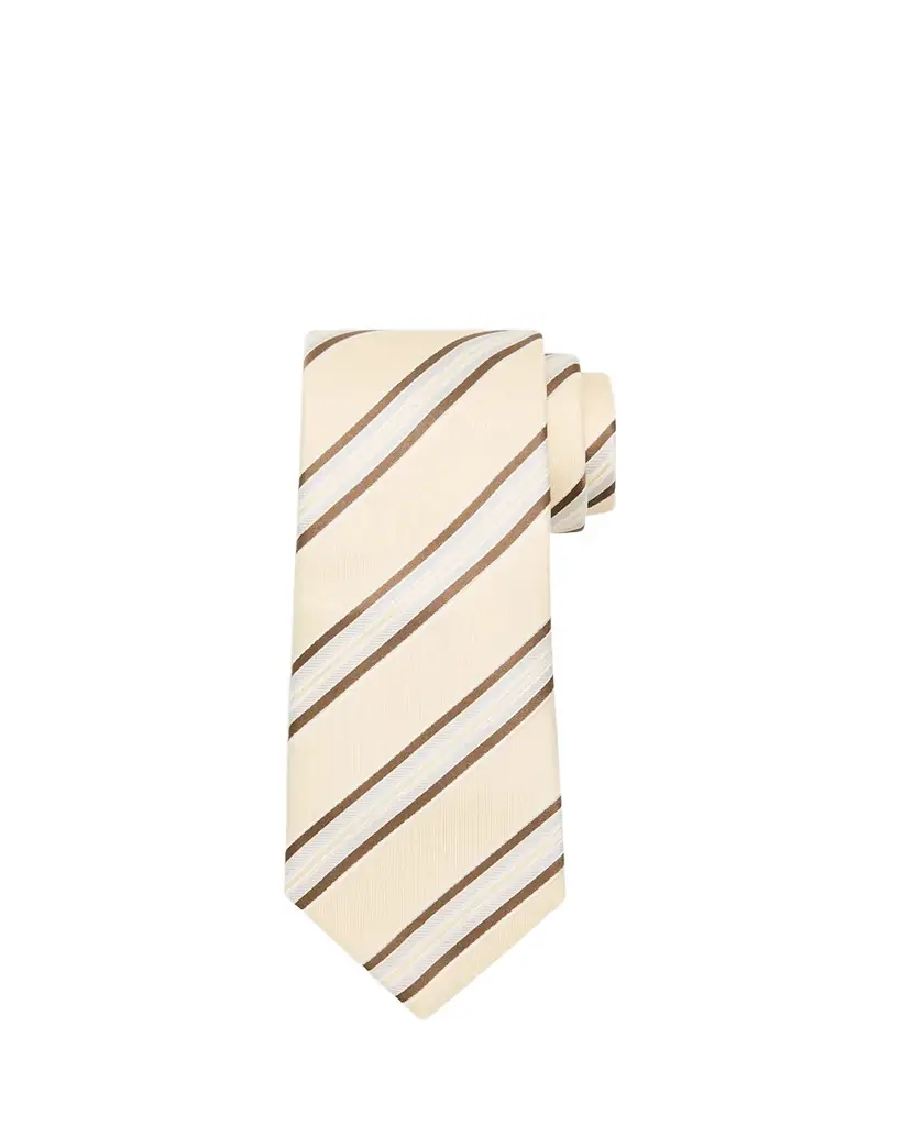 Brunello Cucinelli Men's Striped Silk Tie