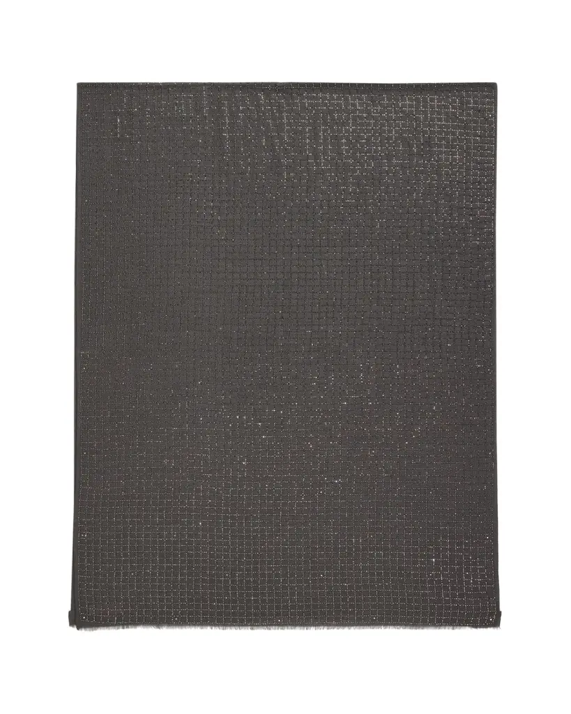 Janavi India Checks and Lines Cashmere Scarf
