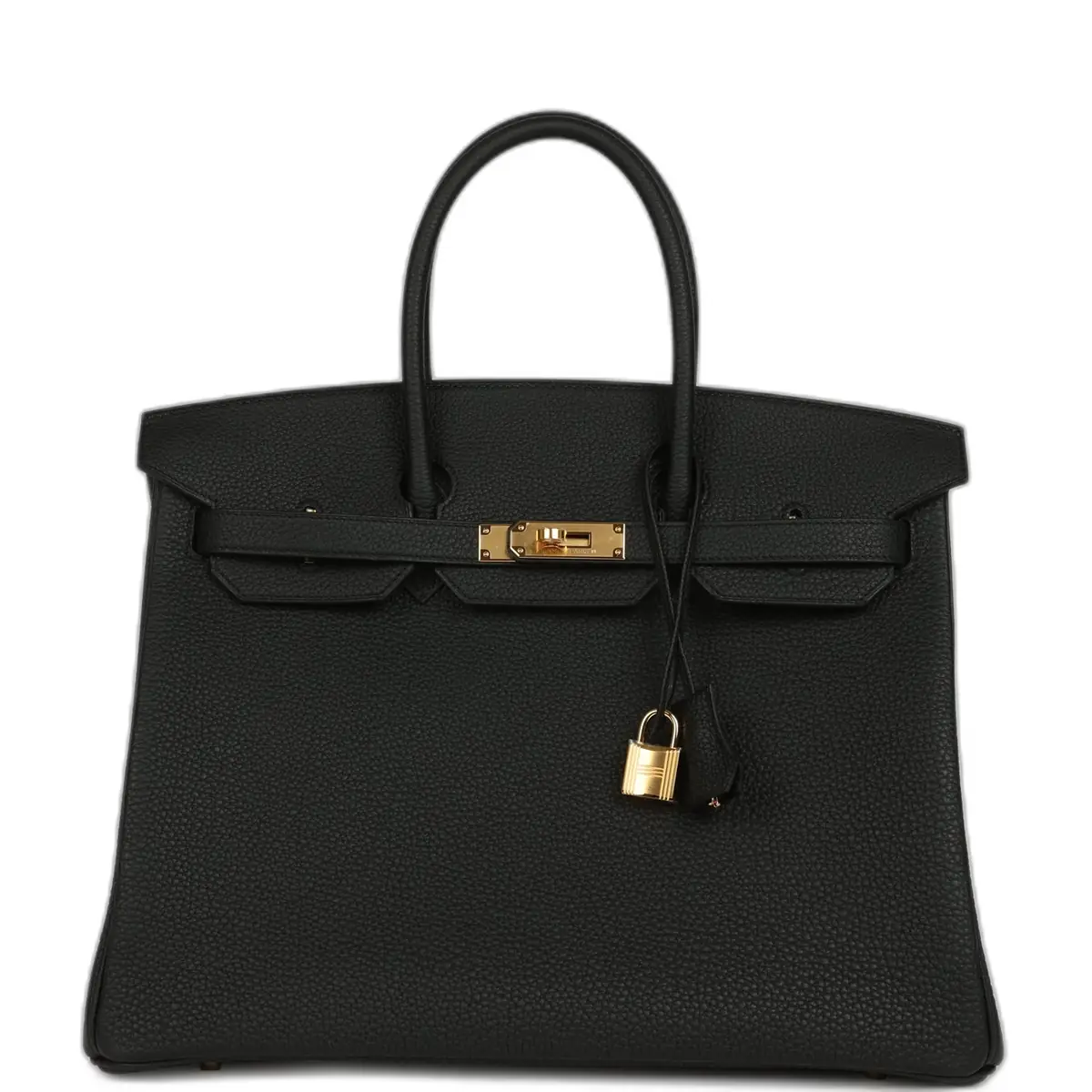 hermes Hermes Birkin 35 Black Togo Gold Hardware