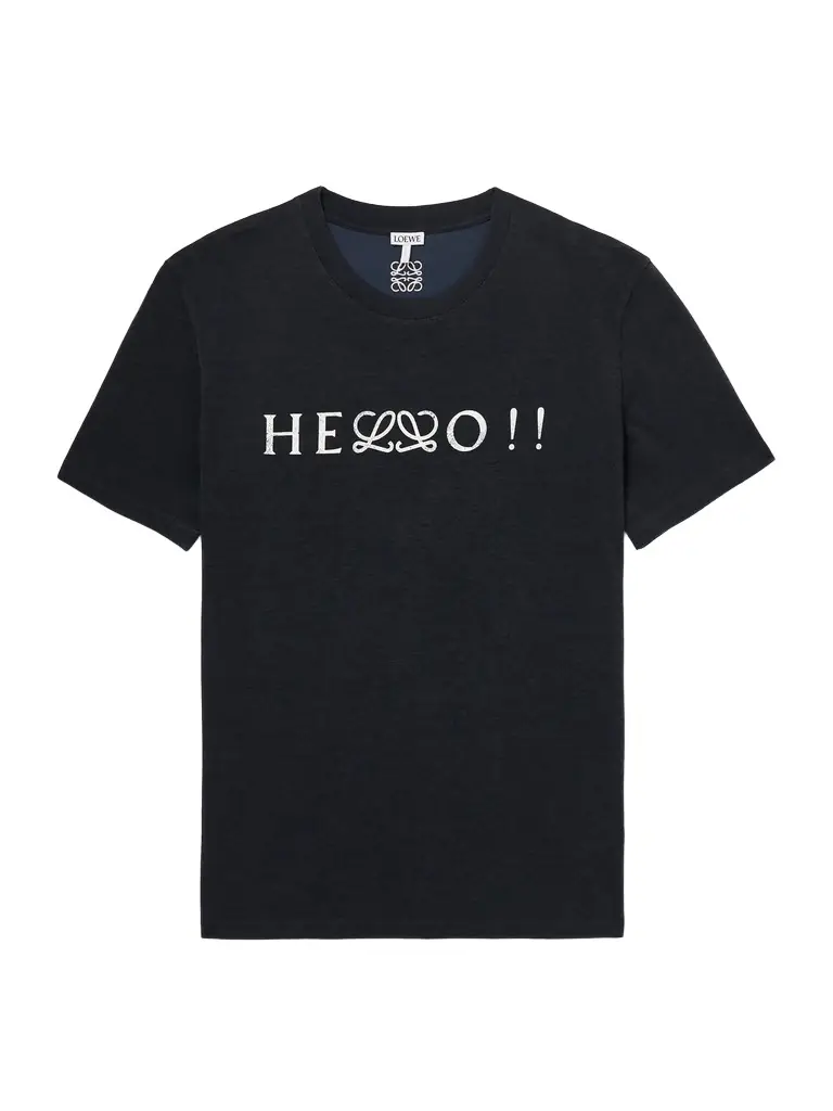 Loewe Slim-Fit Printed Cotton-Blend Jersey T-Shirt - Men