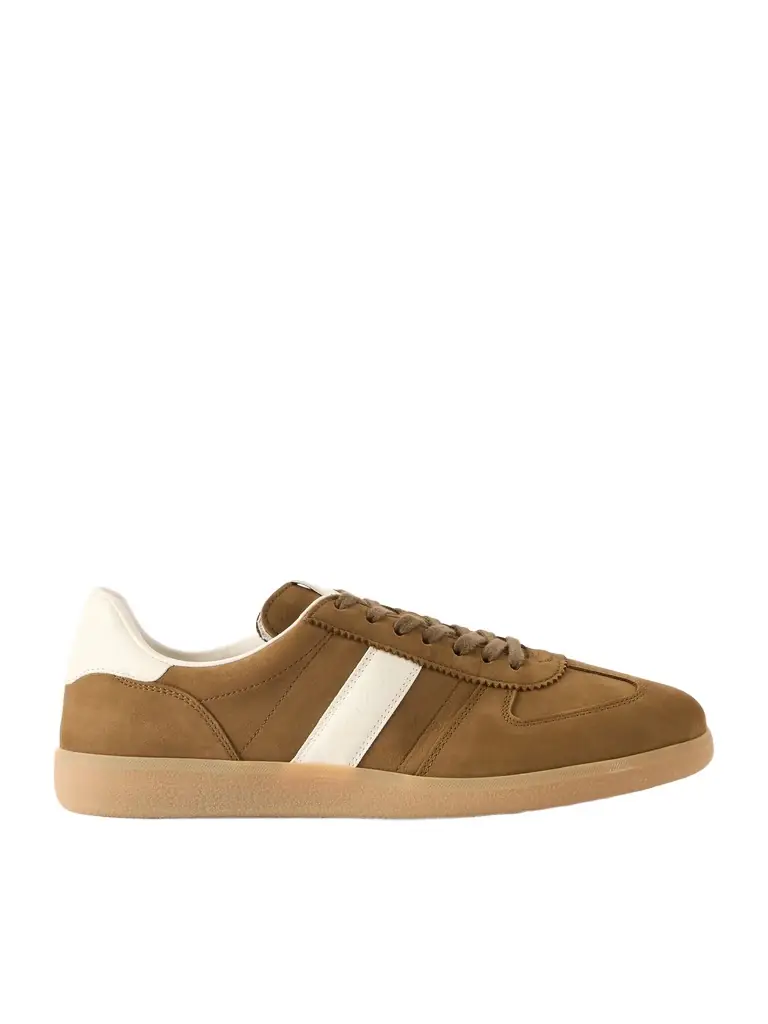 Tom Ford Terence Leather-Trimmed Nubuck Sneakers - Men