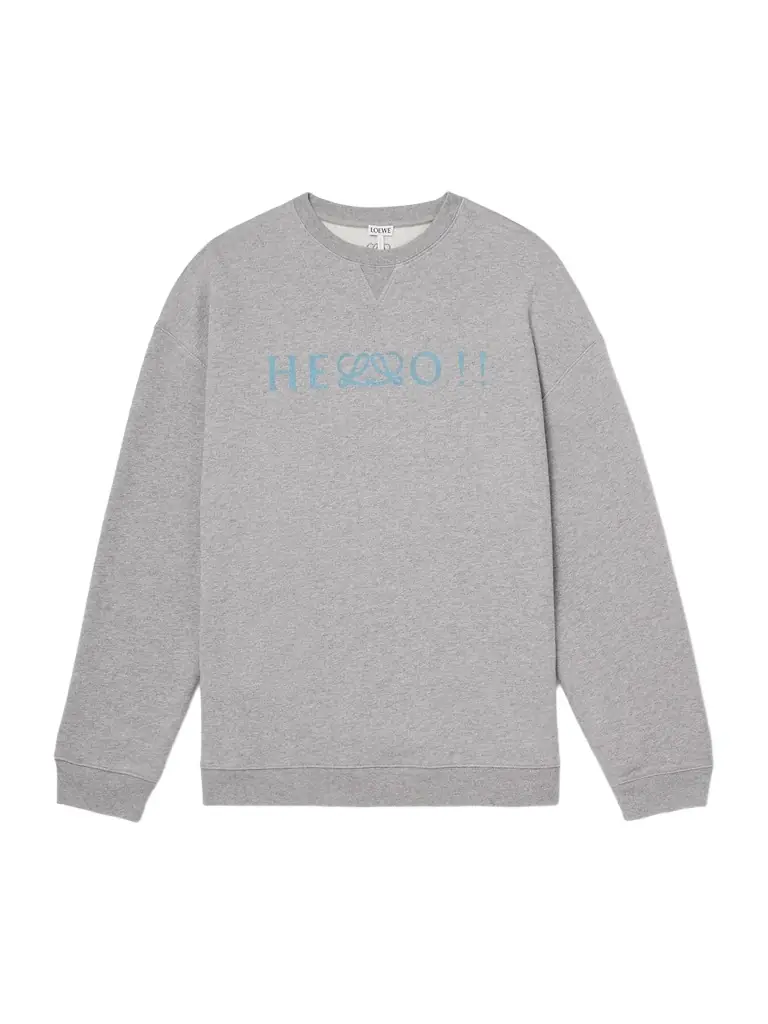 Loewe Logo-Print Cotton-Jersey Sweatshirt - Men