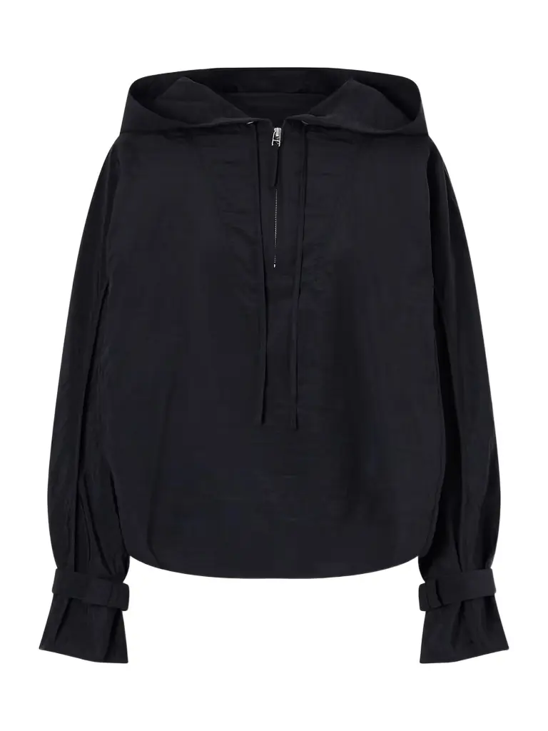 Co Embellished Recycled-shell Half-zip Jacket