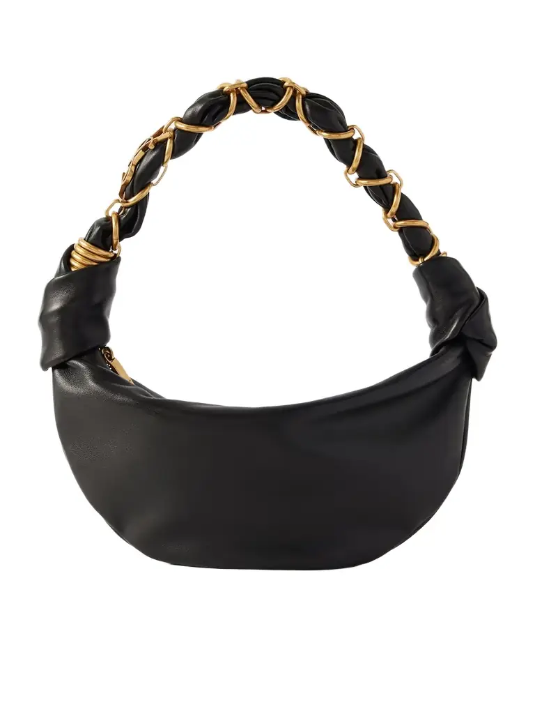 Saint Laurent Amalia Mini Leather Shoulder Bag