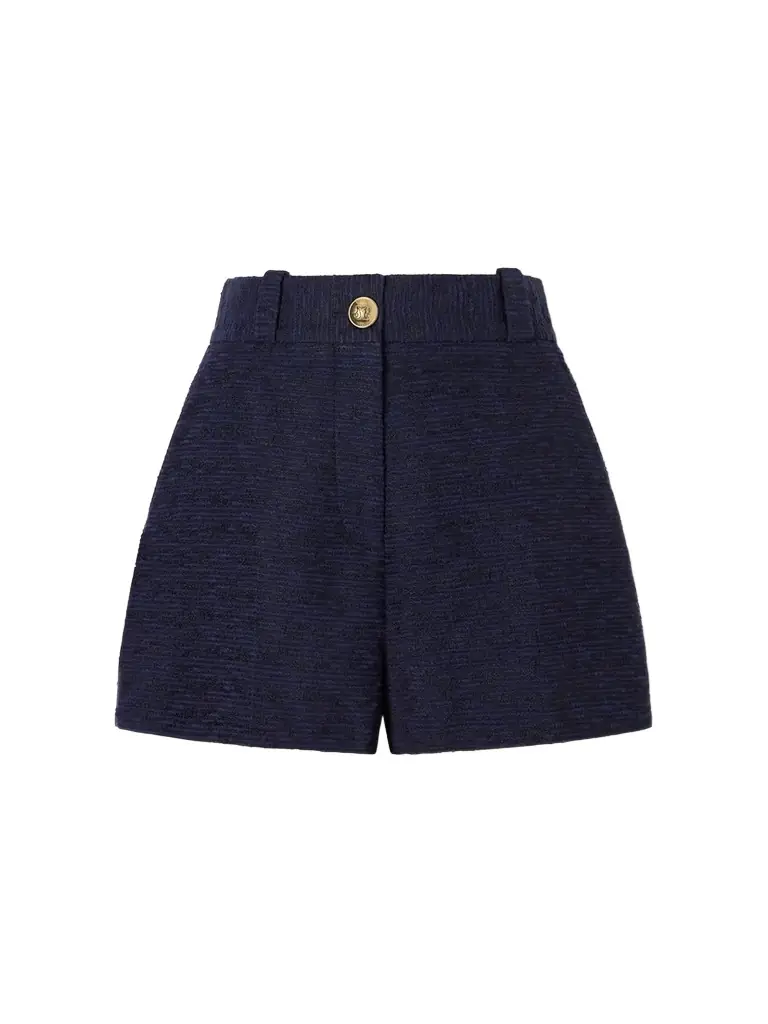 Blazé Milano Esense Teke Cotton-blend Tweed Shorts