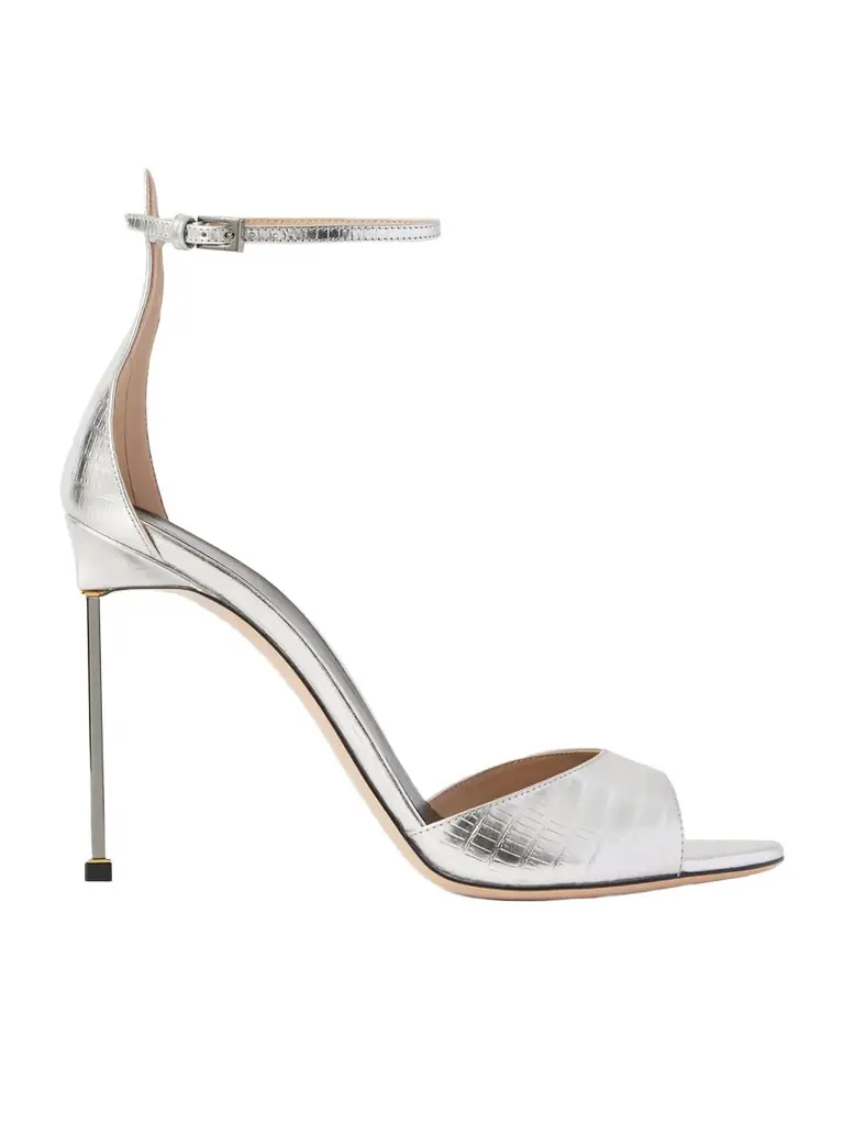 Tom Ford Metallic Lizard-effect Leather Sandals