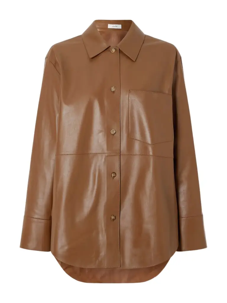 Joseph Penna Leather Shirt