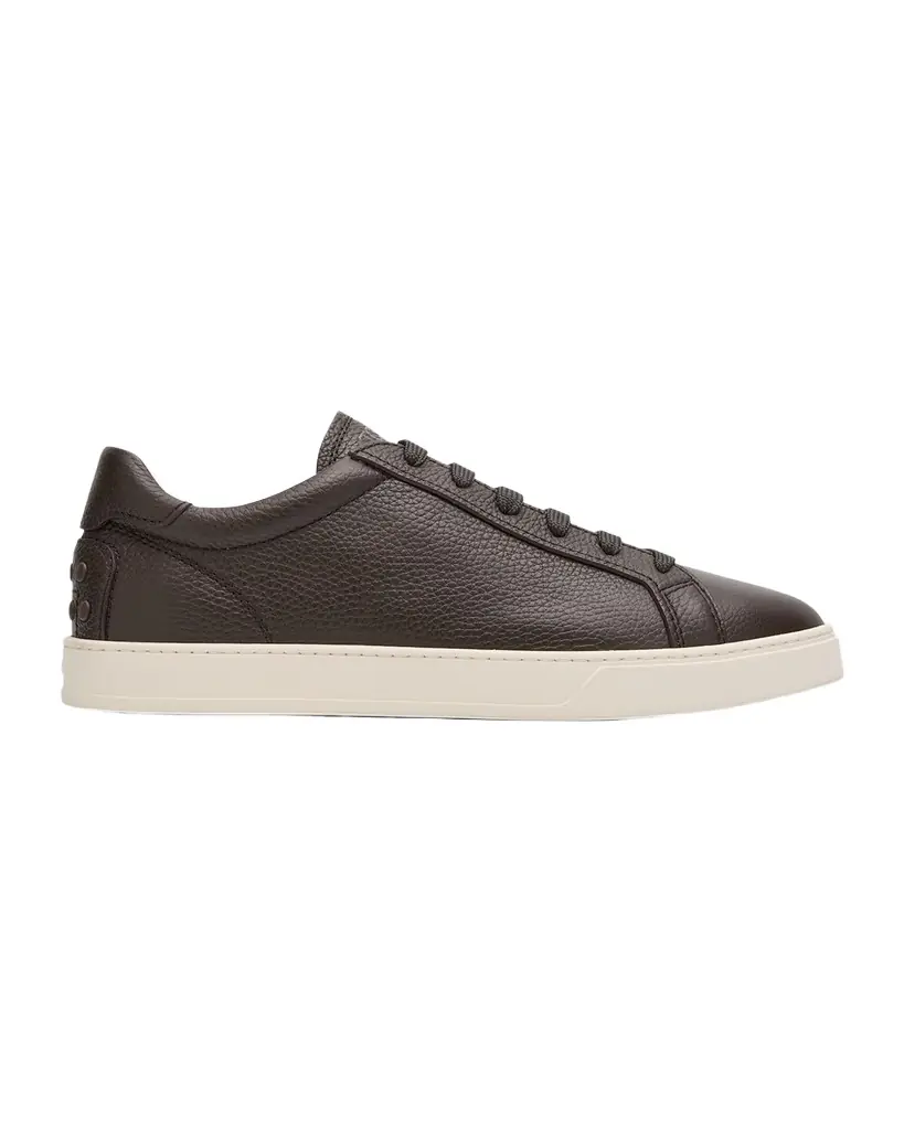 Tod 's Men 's Grained Leather Low-Top Sneakers