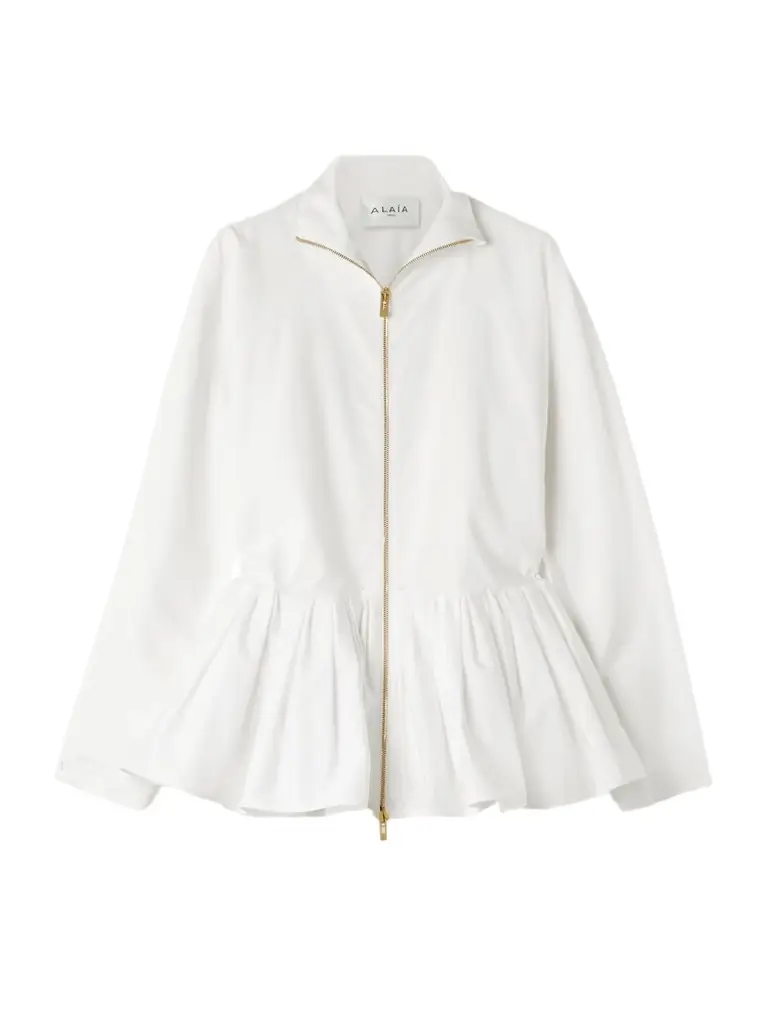 Alaïa Cotton Peplum Jacket