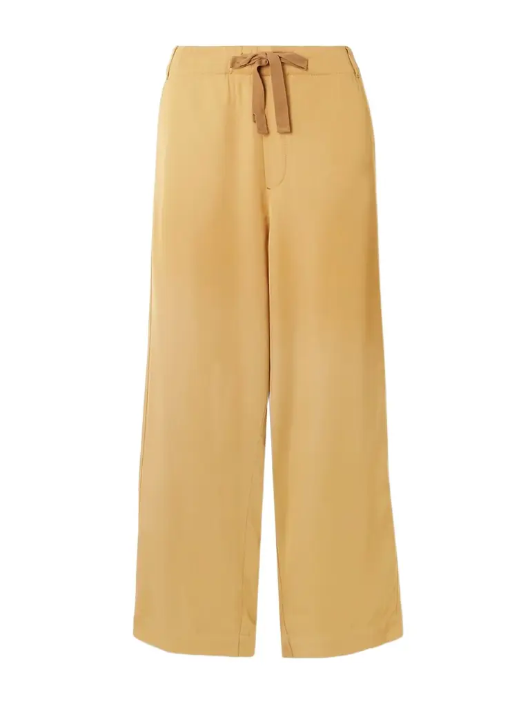Sanderlak Satin-twill Wide-leg Pants