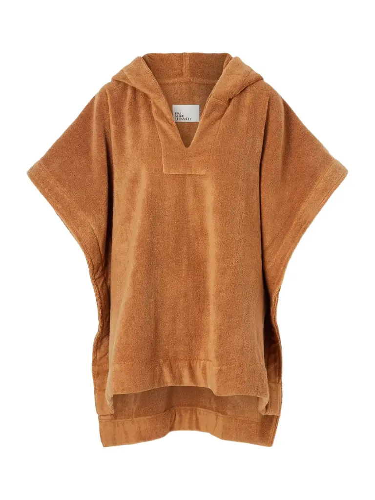 Lisa Marie Fernandez Hooded Cotton-terry Poncho
