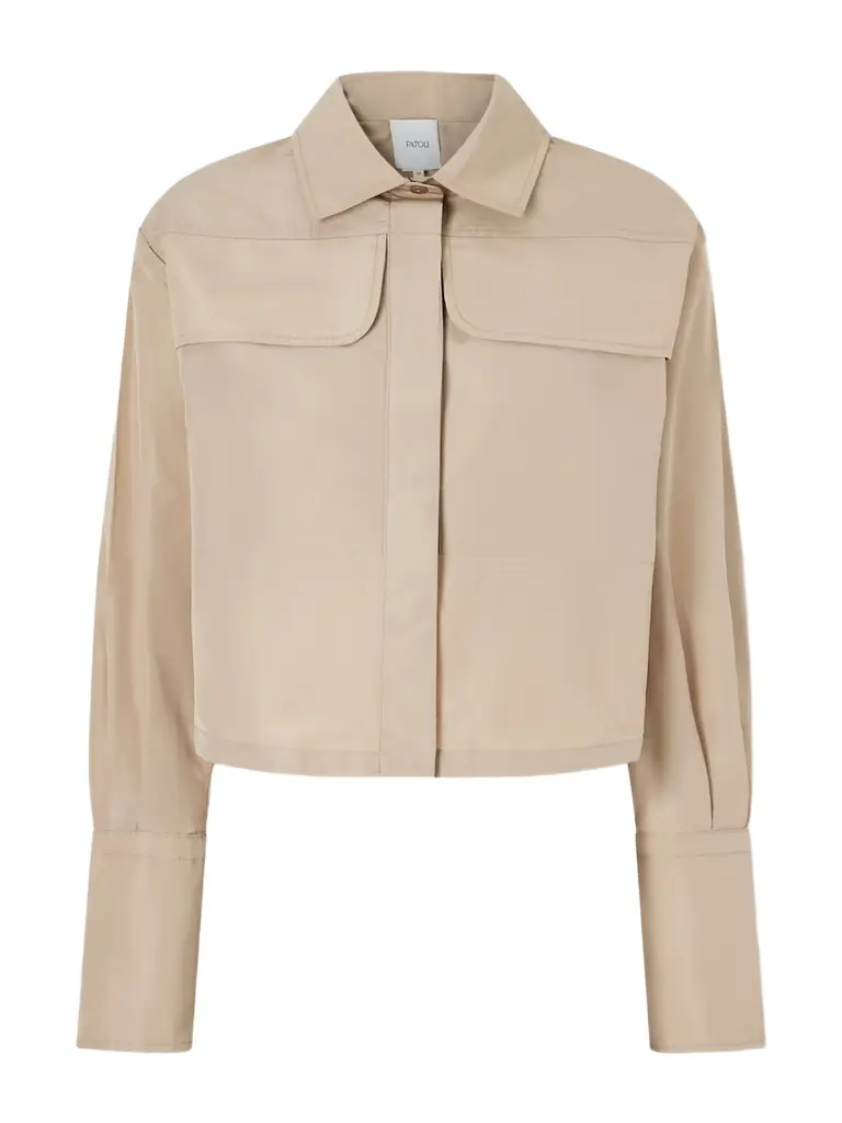Patou Cropped Shell Shirt