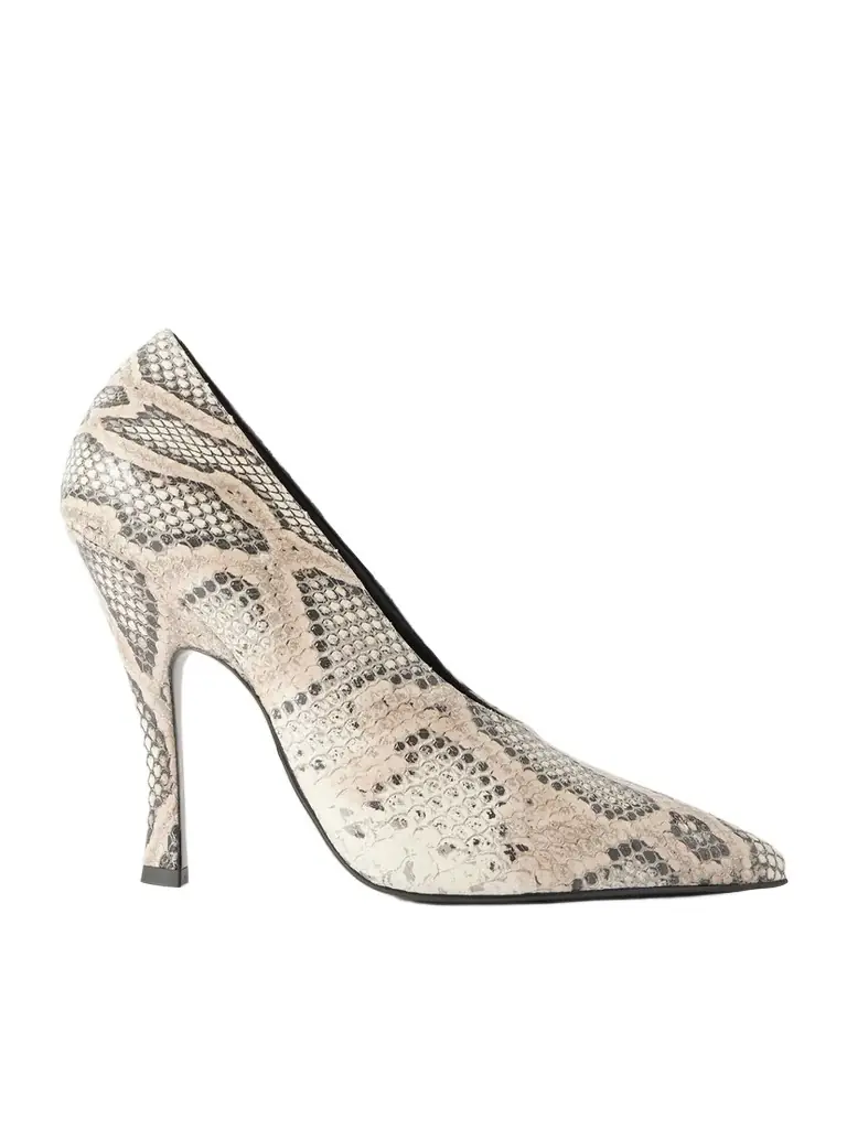 Magda Butrym Snake-effect Leather Pumps