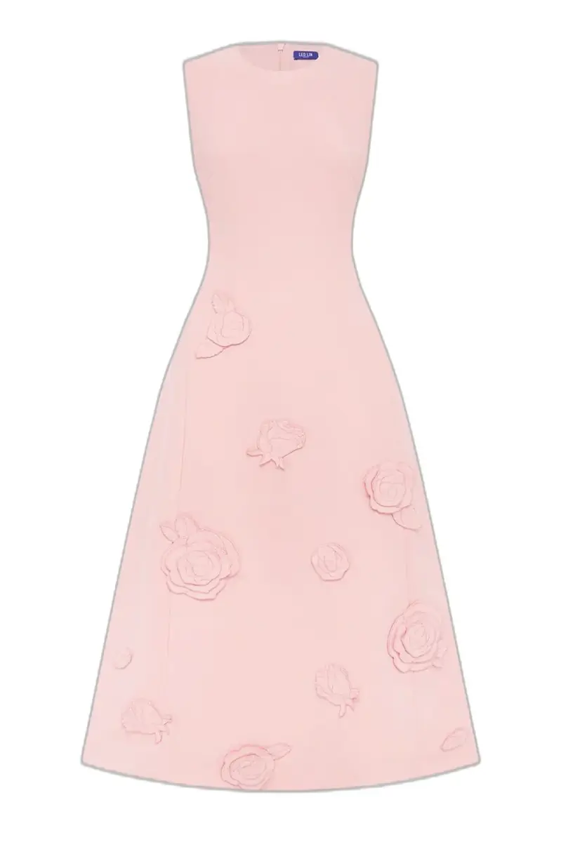 LEO LIN Cleo Dress- Blush Pink