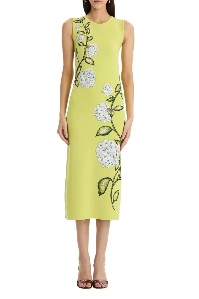 Oscar de la Renta Sleeveless Relaxed Long Dress