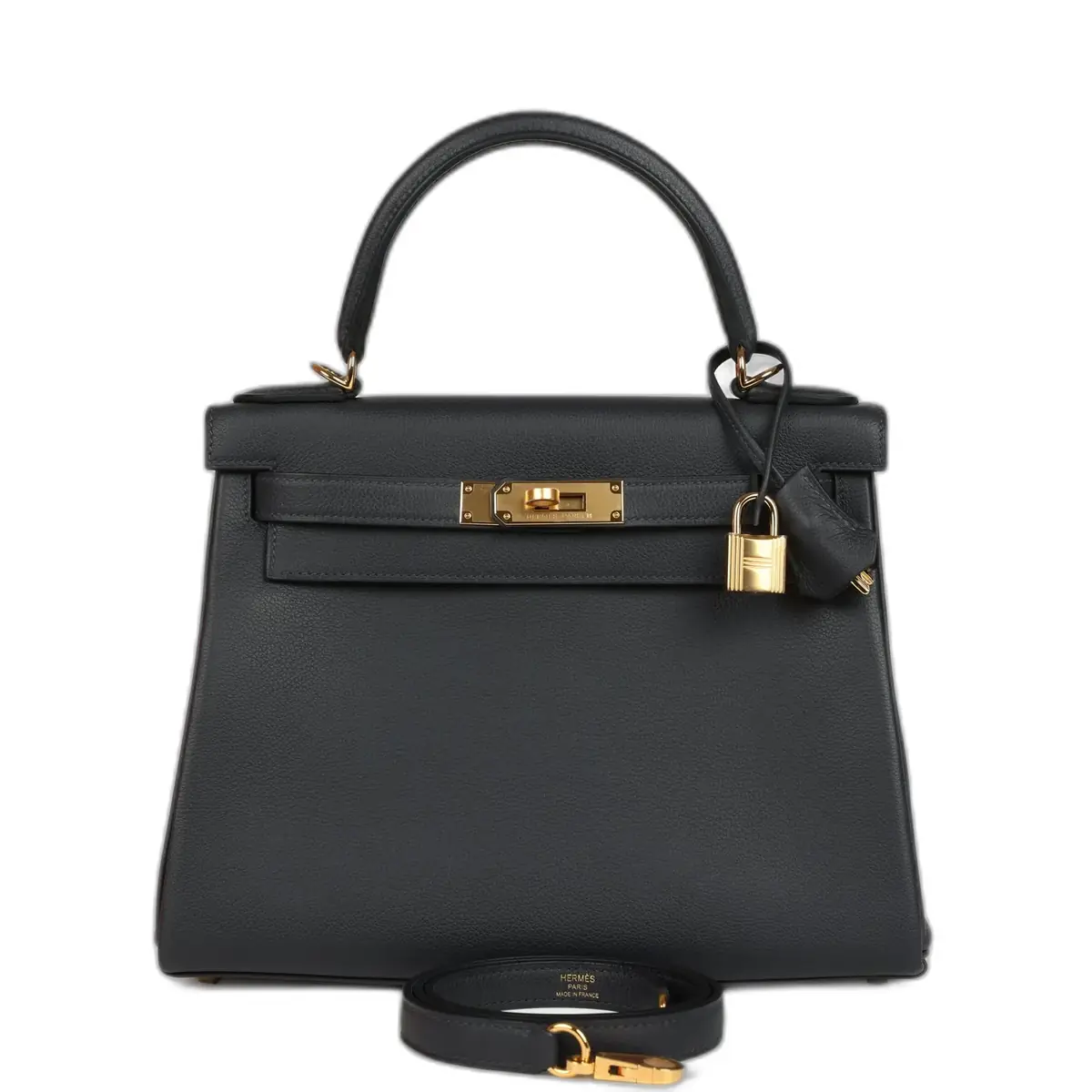 hermes Hermes Kelly Retourne 28 Caban Evercolor Gold Hardware