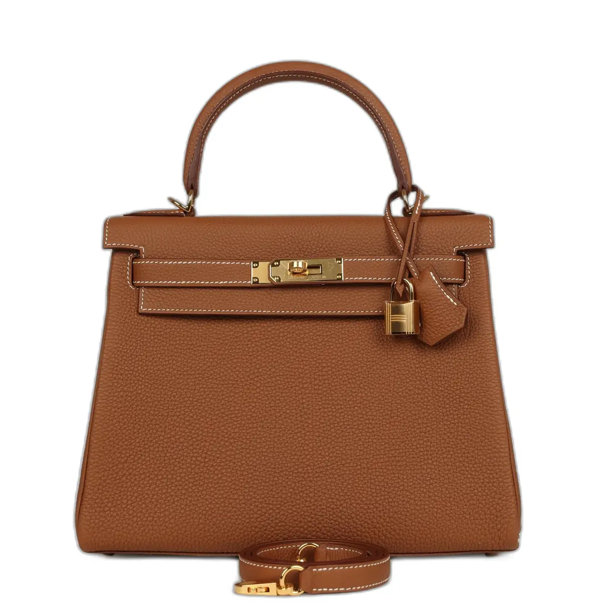 hermes Hermes Kelly Retourne 28 Gold Togo Gold Hardware