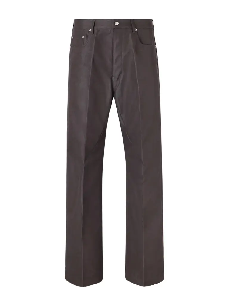 Rick Owens Geth Straight-Leg Organic Cotton-Blend Canvas Trousers - Men