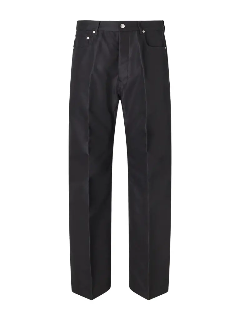 Rick Owens Geth Straight-Leg Organic Cotton-Blend Canvas Trousers - Men