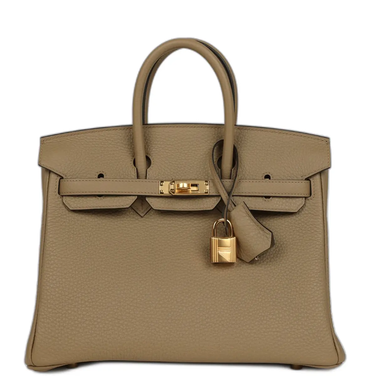 hermes Hermes Birkin 25 Beige Marfa Togo Gold Hardware