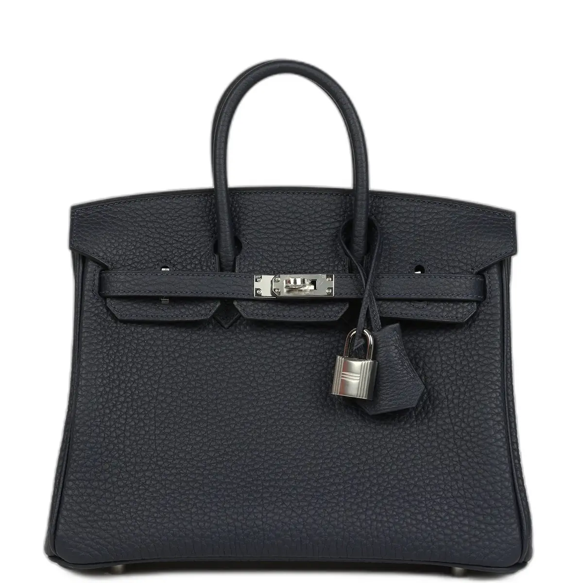hermes Hermes Birkin 25 Bleu Nuit Togo Palladium Hardware